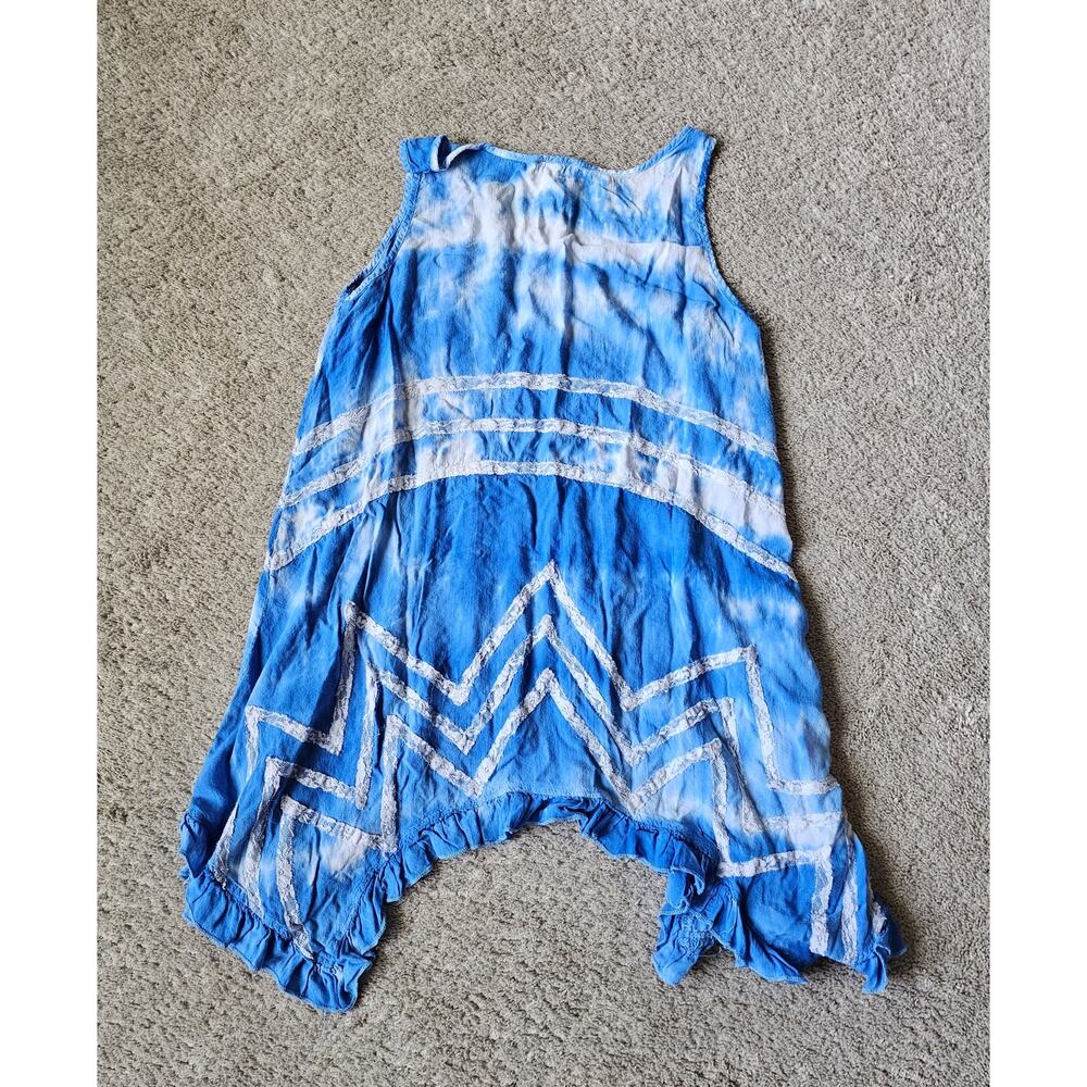 Umgee Sleeveless mini dress top Lace Boho Festival Tie Dye Size Medium - Picture 2 of 10